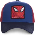 capslab-marvel-comics-spider-man-spi1-blau-rot-trucker-kappe