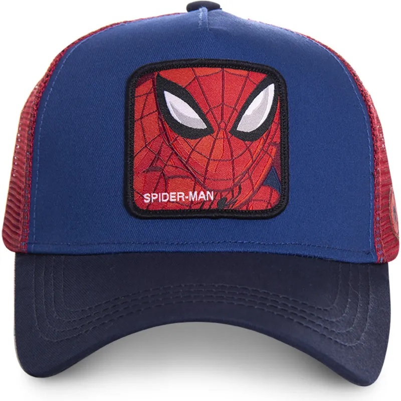 cepur-izliekta-truckeris-zils-snapback-spi1-spider-man-marvel-comics-no-capslab