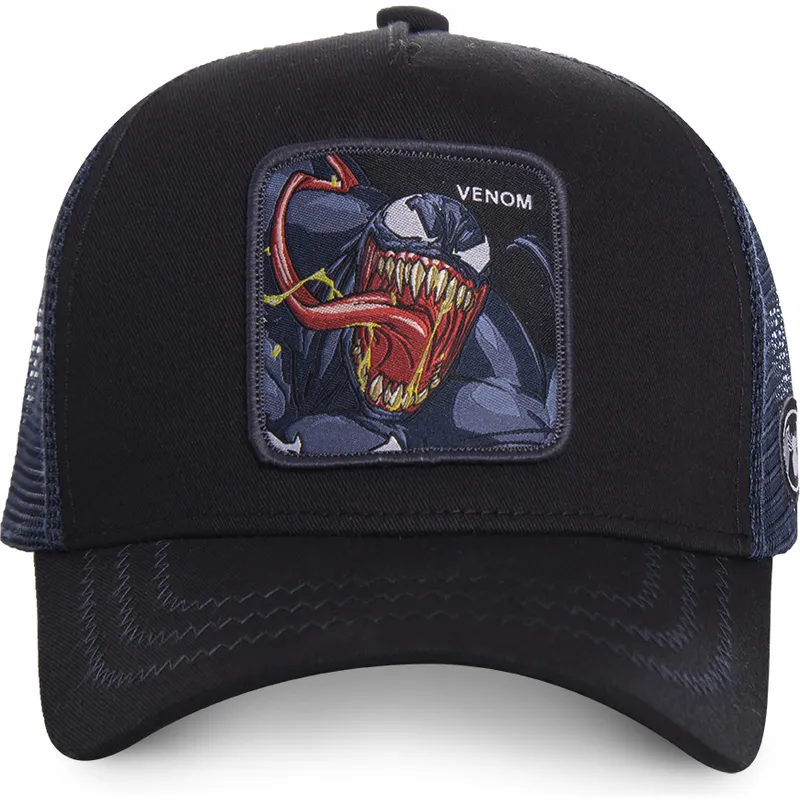 cepur-izliekta-truckeris-melns-snapback-ven1-venom-marvel-comics-no-capslab