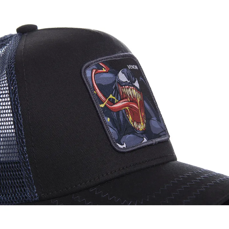 cepur-izliekta-truckeris-melns-snapback-ven1-venom-marvel-comics-no-capslab