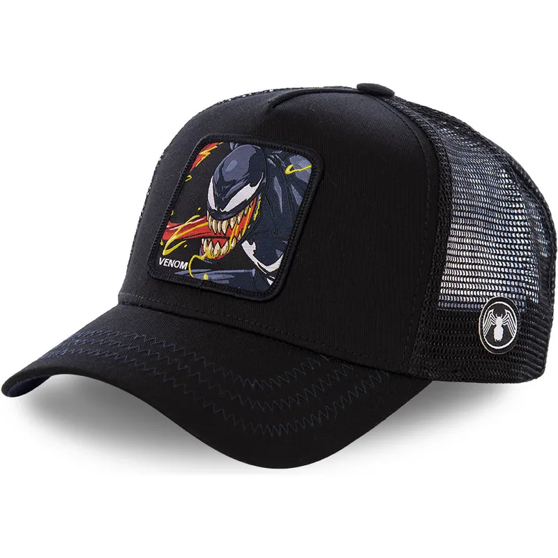 cepur-izliekta-soferis-melns-snapback-venom-ven2-marvel-comics-venom-marvel-comics-no-capslab