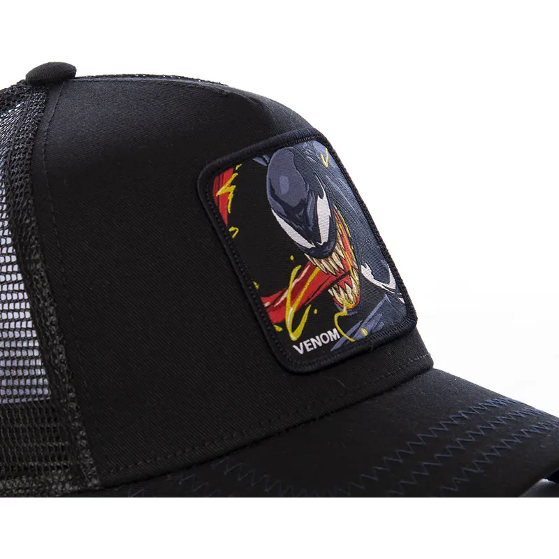 cepur-izliekta-truckeris-melns-snapback-ven2-venom-marvel-comics-no-capslab