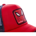 cepur-izliekta-truckeris-sarkans-snapback-spi4m-spider-man-marvel-comics-no-capslab
