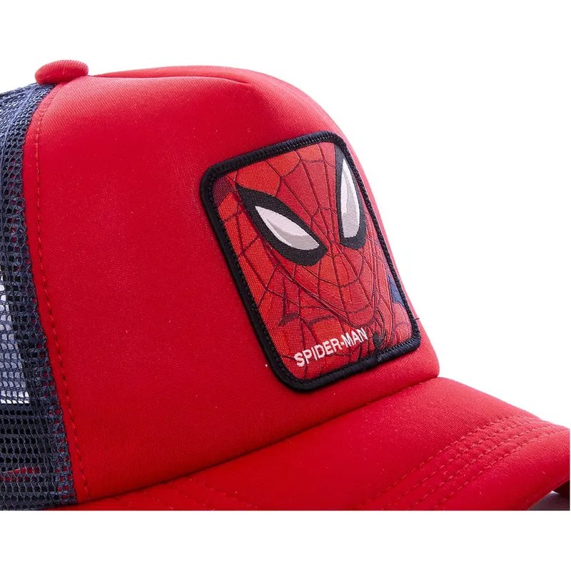 cepur-izliekta-truckeris-sarkans-snapback-spi4m-spider-man-marvel-comics-no-capslab