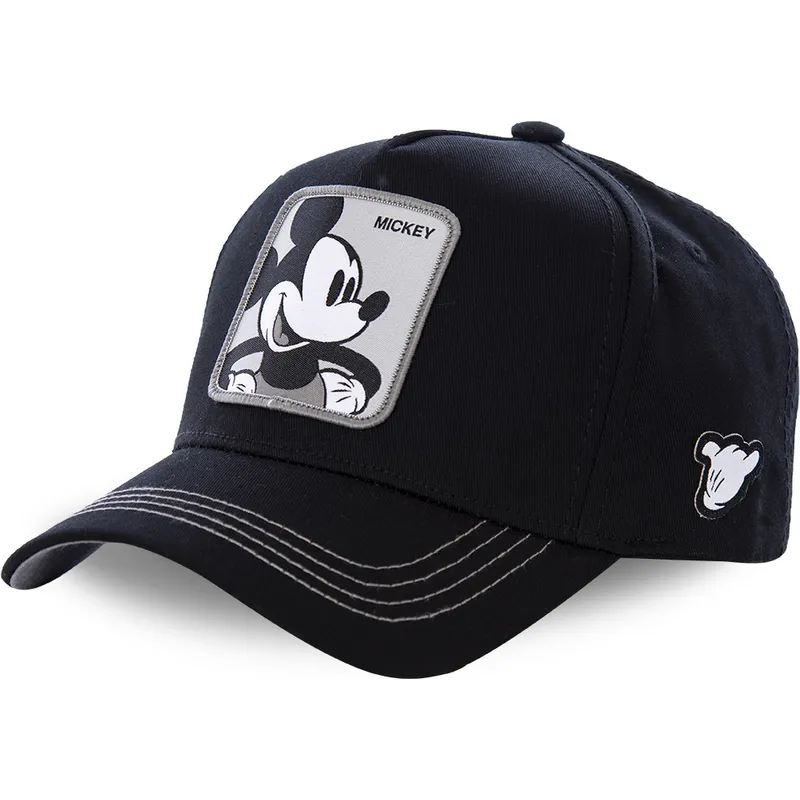 cepur-izliekta-melns-snapback-mic3-mickey-mouse-disney-no-capslab