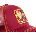 cepur-izliekta-truckeris-sarkans-snapback-iro1-iron-man-marvel-comics-no-capslab