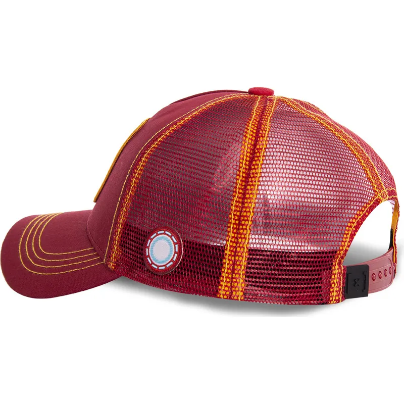 cepur-izliekta-truckeris-sarkans-snapback-iro1-iron-man-marvel-comics-no-capslab