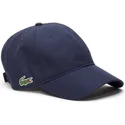 marineblaue-verstellbare-gebogene-kappe-basic-dry-fit-von-lacoste