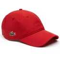 cepur-izliekta-sarkans-regulejams-basic-dry-fit-no-lacoste