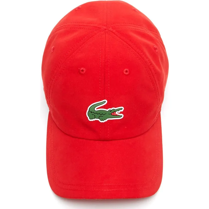 cepur-izliekta-sarkans-regulejams-croc-microfibre-no-lacoste