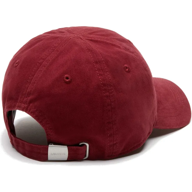 cepur-izliekta-sarkans-regulejams-big-croc-gabardine-no-lacoste