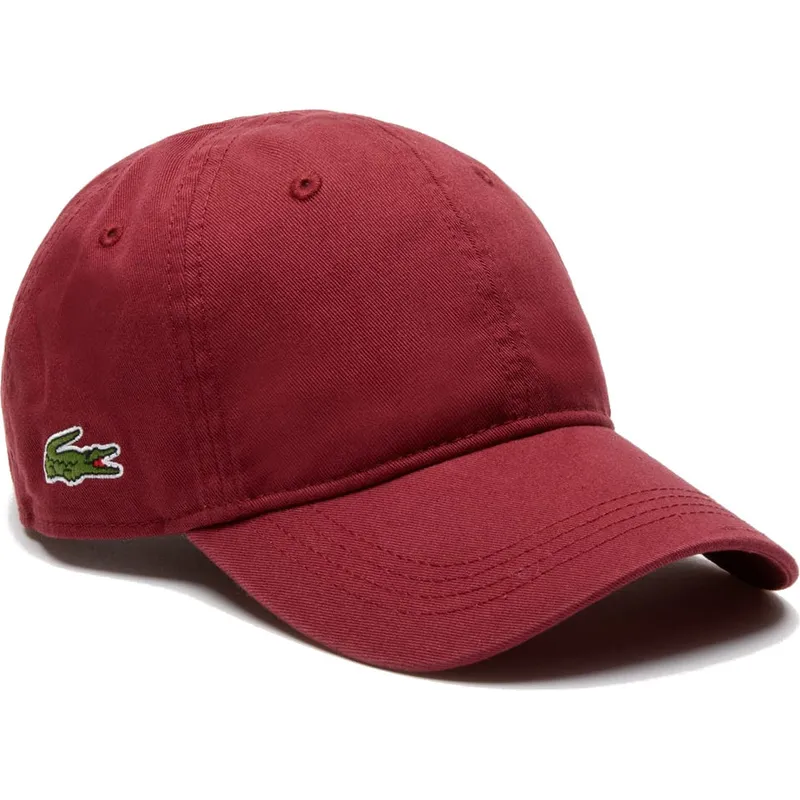 cepur-izliekta-sarkans-regulejams-basic-side-crocodile-no-lacoste