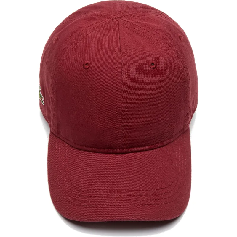 cepur-izliekta-sarkans-regulejams-basic-side-crocodile-no-lacoste