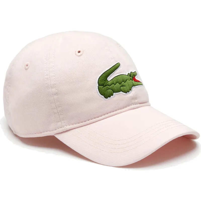 cepur-izliekta-roza-regulejams-big-croc-gabardine-no-lacoste