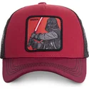 cepur-izliekta-truckeris-sarkans-snapback-vad-darth-vader-star-wars-no-capslab