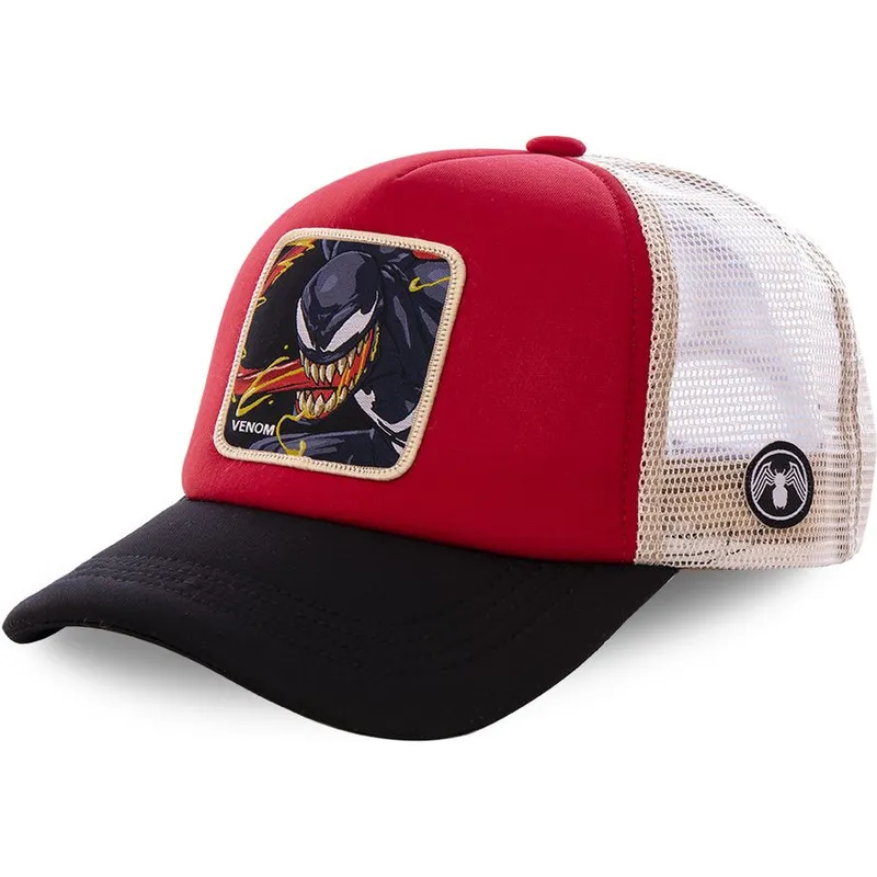 cepur-izliekta-truckeris-sarkans-snapback-ven4m-venom-marvel-comics-no-capslab cepur-izliekta-truckeris-sarkans-snapback-ven4m-venom-marvel-comics-no-capslab