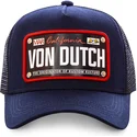 cepur-izliekta-truckeris-tumsi-zils-regulejams-placa-california-cal2-no-von-dutch