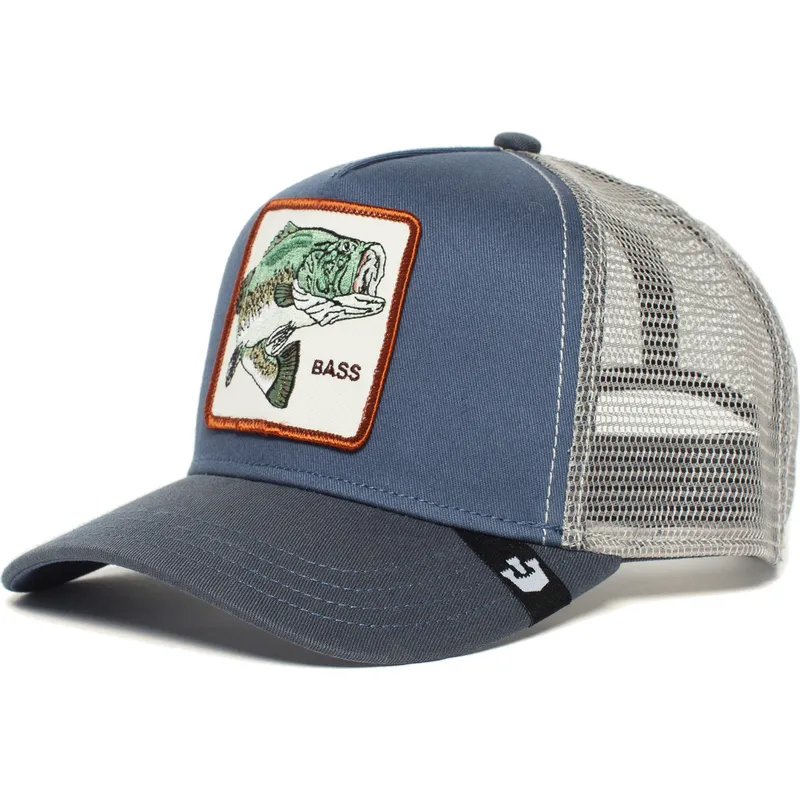 cepur-izliekta-truckeris-zils-snapback-big-bass-the-farm-no-goorin-bros