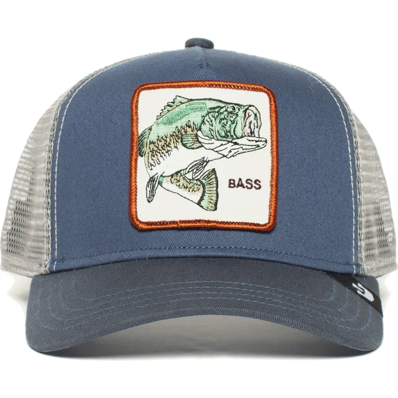 cepur-izliekta-truckeris-zils-snapback-big-bass-the-farm-no-goorin-bros