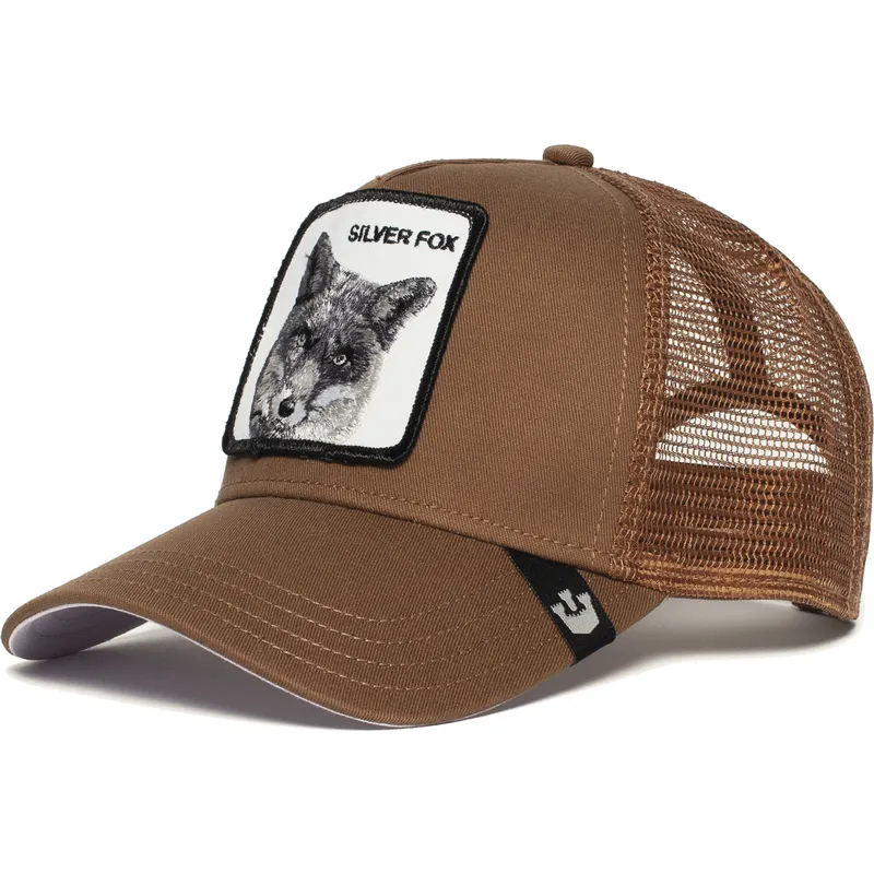 cepur-izliekta-truckeris-bruns-snapback-silver-the-farm-no-goorin-bros