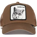 cepur-izliekta-truckeris-bruns-snapback-silver-the-farm-no-goorin-bros