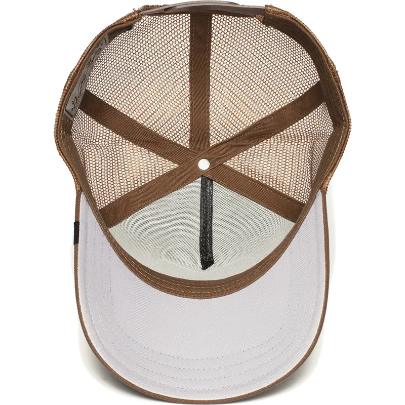 cepur-izliekta-truckeris-bruns-snapback-silver-the-farm-no-goorin-bros