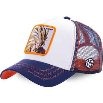 cepur-izliekta-truckeris-balts-snapback-super-saiyan-3-san2-son-goku-dragon-ball-no-capslab