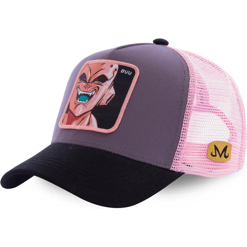 cepur-izliekta-truckeris-peleks-snapback-rosa-buu3-kid-buu-dragon-ball-no-capslab