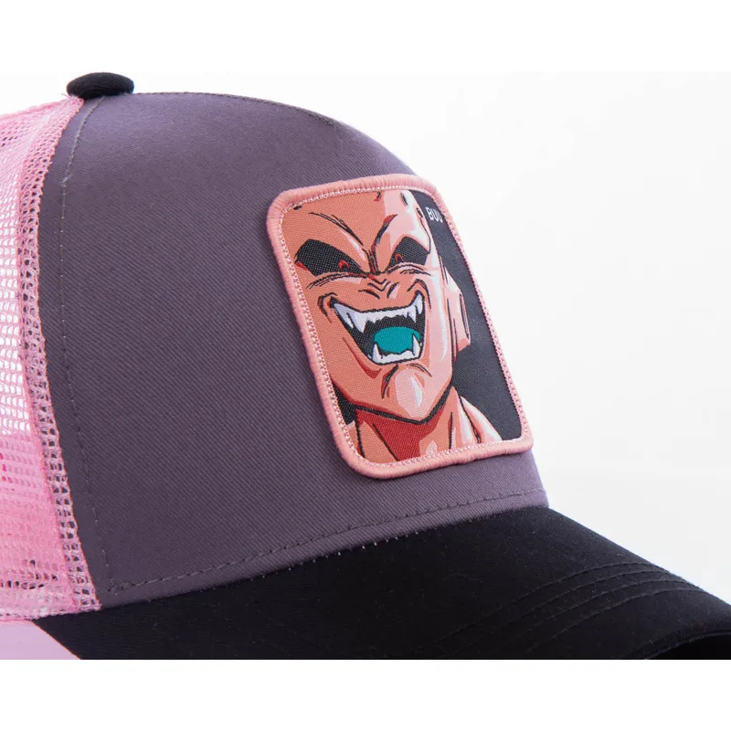cepur-izliekta-truckeris-peleks-snapback-rosa-buu3-kid-buu-dragon-ball-no-capslab