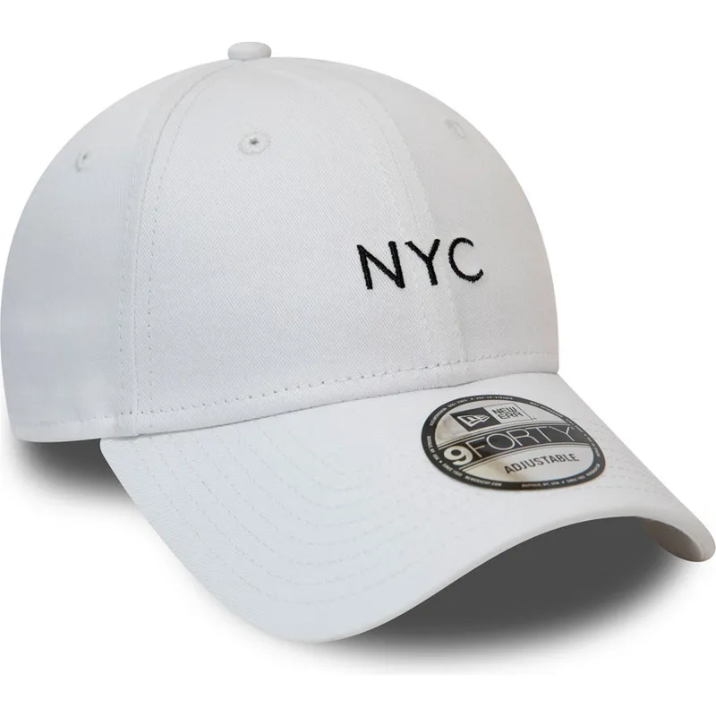 cepur-izliekta-balts-regulejams-9forty-seasonal-nyc-no-new-era
