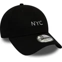 cepur-izliekta-melns-regulejams-9forty-seasonal-nyc-no-new-era