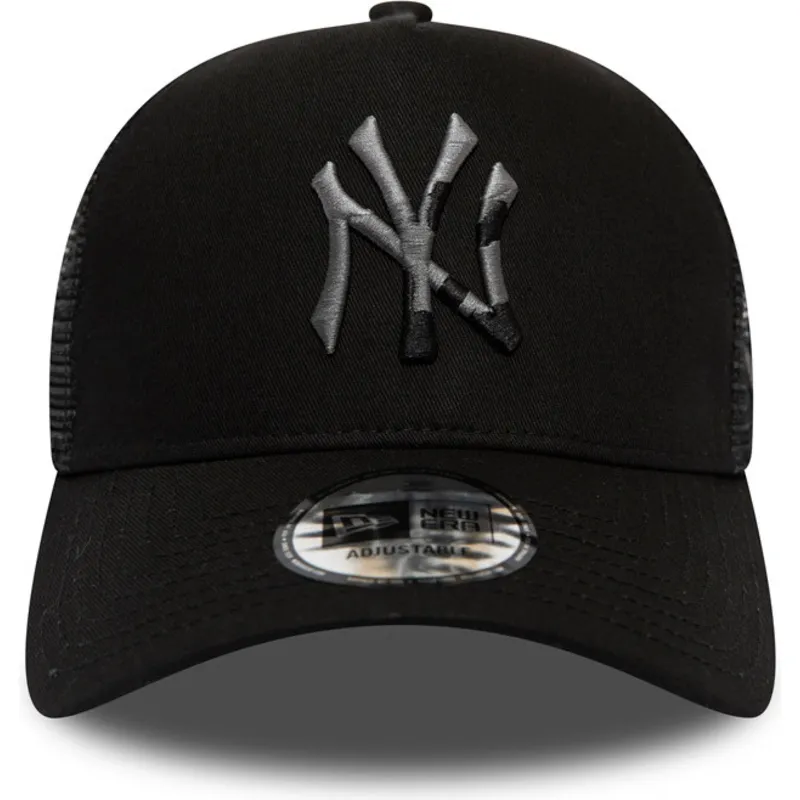 cepur-izliekta-truckeris-melns-snapback-infill-a-frame-no-new-york-yankees-mlb-no-new-era