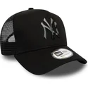 cepur-izliekta-truckeris-melns-snapback-infill-a-frame-no-new-york-yankees-mlb-no-new-era