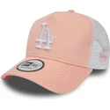 cepur-izliekta-truckeris-roza-snapback-league-essential-a-frame-no-los-angeles-dodgers-mlb-no-new-era