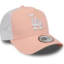 cepur-izliekta-truckeris-roza-snapback-league-essential-a-frame-no-los-angeles-dodgers-mlb-no-new-era