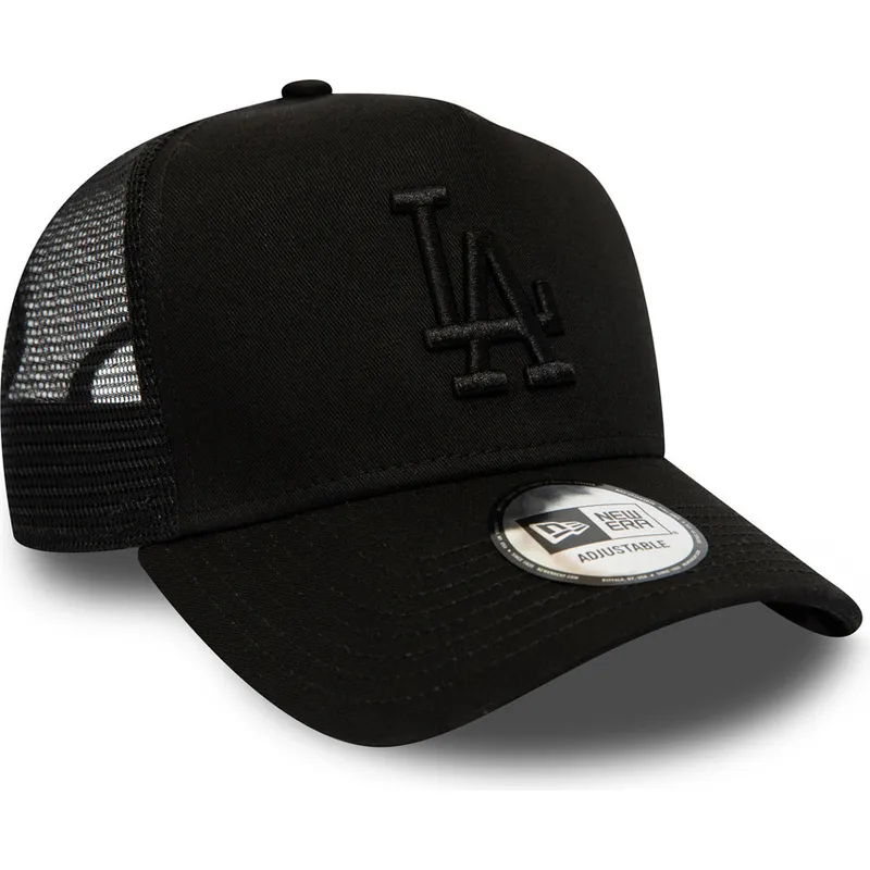 cepur-izliekta-truckeris-melns-snapback-league-essential-a-frame-no-los-angeles-dodgers-mlb-no-new-era