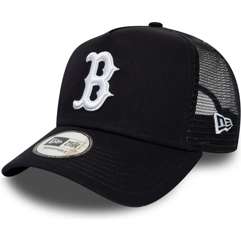 cepur-izliekta-truckeris-tumsi-zils-snapback-league-essential-a-frame-no-boston-red-sox-mlb-no-new-era