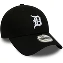 new-era-curved-brim-9forty-league-essential-detroit-tigers-mlb-adjustable-cap-schwarz