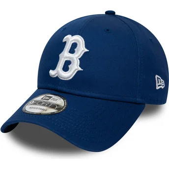 blaue-verstellbare-9forty-league-essential-kappe-der-boston-red-sox-mlb-von-new-era