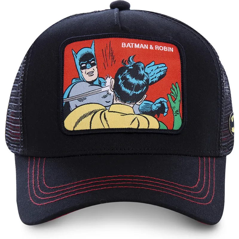 cepur-izliekta-truckeris-melns-snapback-mem2-batman-un-robins-dc-comics-no-capslab