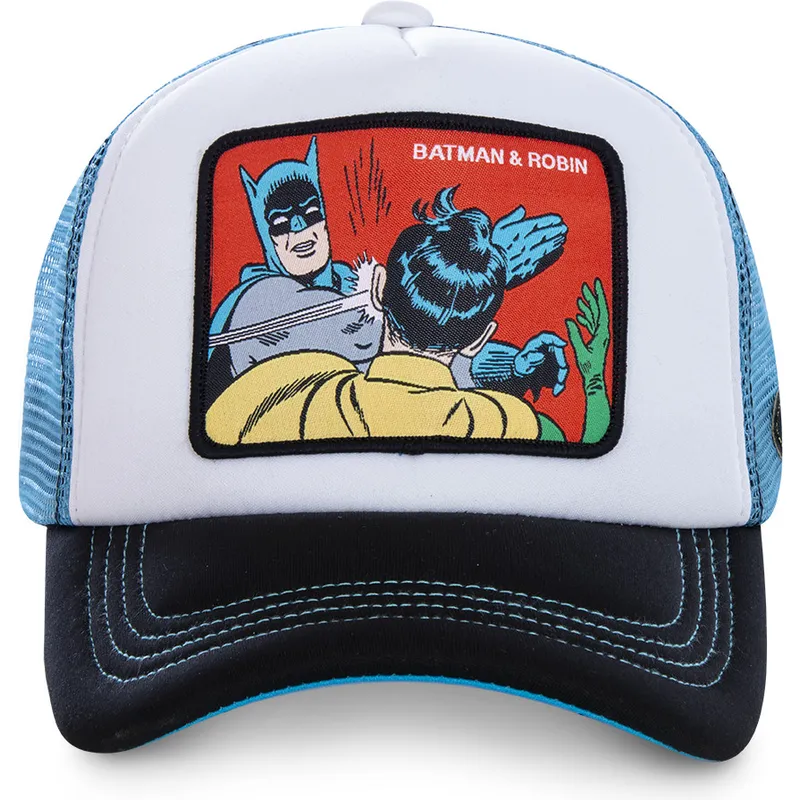 cepur-izliekta-truckeris-balts-snapback-mem4-batman-un-robins-dc-comics-no-capslab