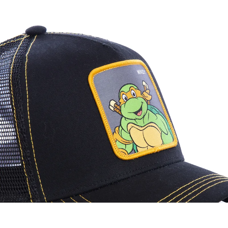 cepur-izliekta-truckeris-melns-snapback-mik-mikelandzelo-teenage-mutant-ninja-turtles-no-capslab