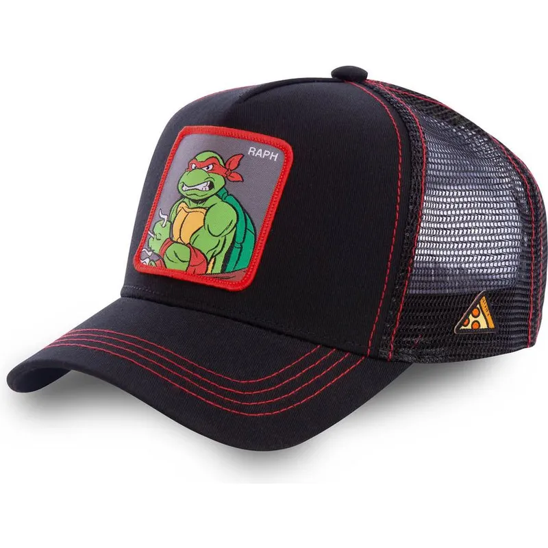 cepur-izliekta-truckeris-melns-snapback-rap-rafaels-teenage-mutant-ninja-turtles-no-capslab