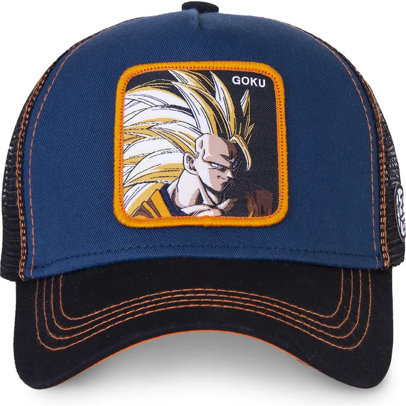 cepur-izliekta-truckeris-tumsi-zils-snapback-super-saiyan-3-san1-son-goku-dragon-ball-no-capslab