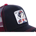cepur-izliekta-truckeris-melns-snapback-sno1-sniegbaltite-disney-no-capslab