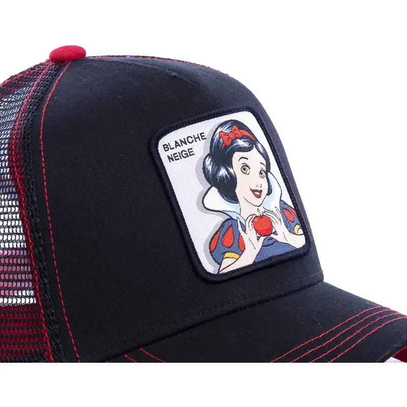cepur-izliekta-truckeris-melns-snapback-sno1-sniegbaltite-disney-no-capslab