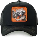 cepur-izliekta-truckeris-melns-snapback-roc4-rocket-raccoon-marvel-comics-no-capslab