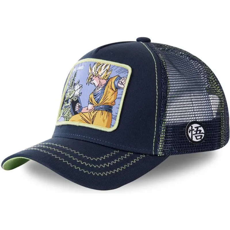 cap-izliekta-navy-blue-snapback-cell-vs-goku-dragon-ball-no-capslab