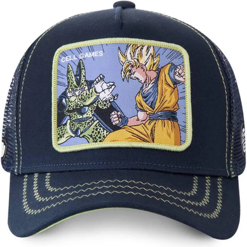 cap-izliekta-navy-blue-snapback-cell-vs-goku-dragon-ball-no-capslab