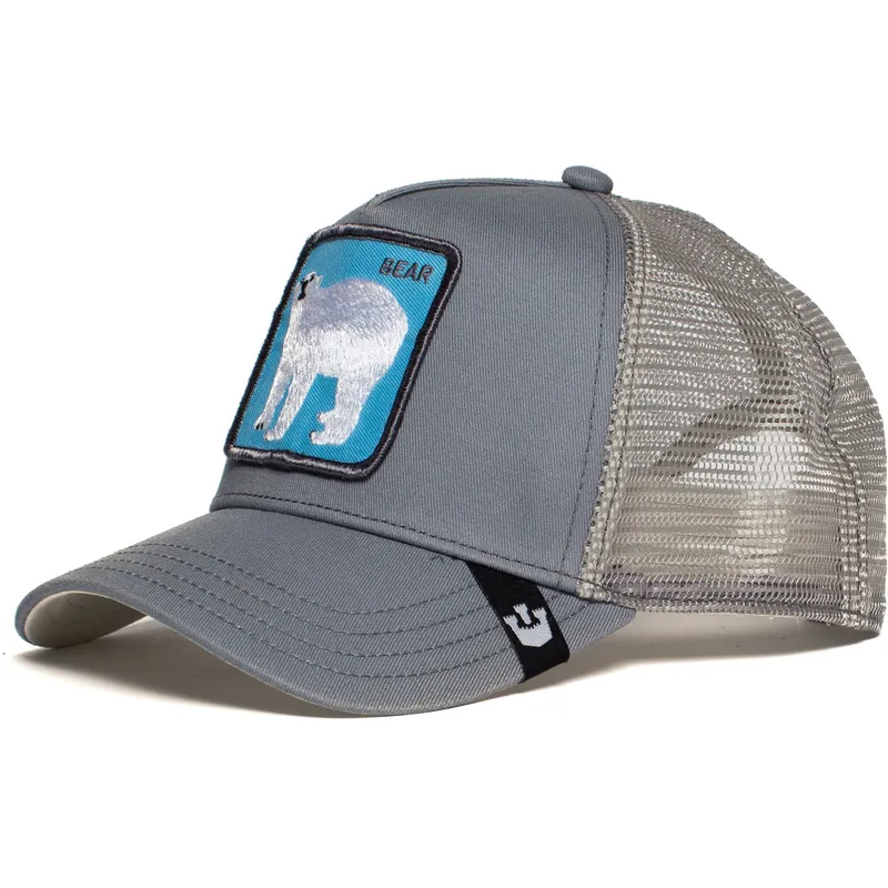 cepur-izliekta-truckeris-peleks-snapback-polar-bearrr-the-farm-no-goorin-bros